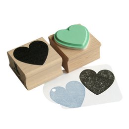 Hart houten stempel