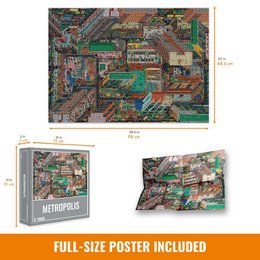 Metropolis Jigsaw Puzzle (2000 brikker)
