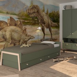 Lettino per bambini Polly - Verde