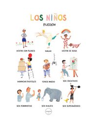 Poster „Boys can“ A3