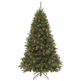 Kunstkerstboom verlicht Bristlecone Fir Groen
