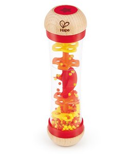 Regentropfen aus Perlen - Rot