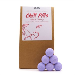 Black Cherry Bath Fizz Chill-pil cadeaupakket