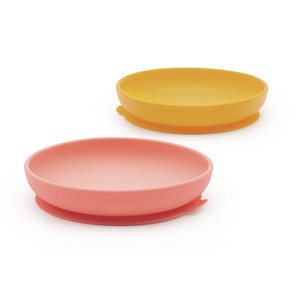 SAUGPLATTEN-SET - MIMOSA / KORALLE