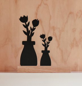 Blumentopf aus Holz 3