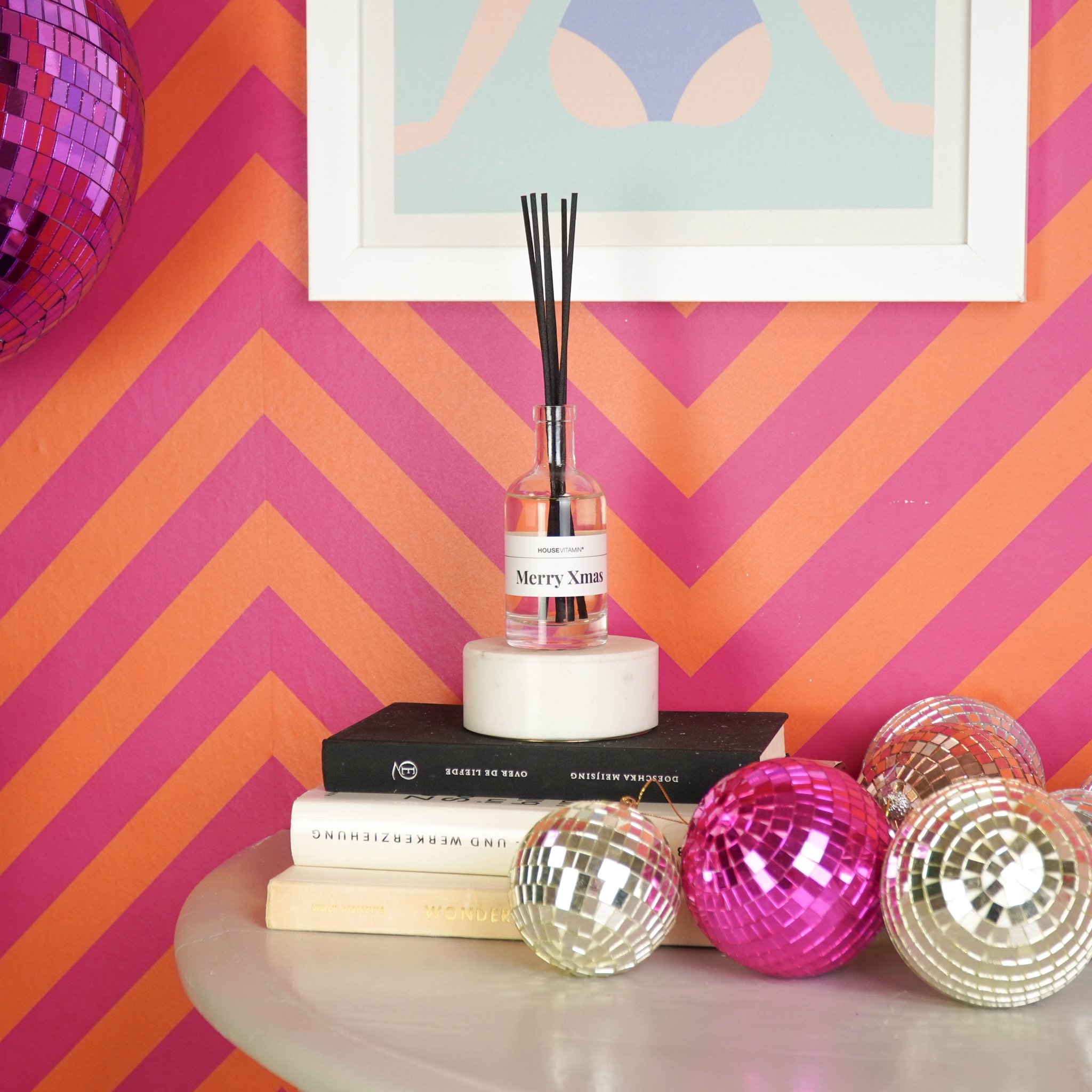 Reed Diffuser Kerstgeur 100ml Glas voor Feestelijke Huizen