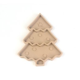 Wooden tree stump sensory toy, natural organic shape, rough textured surface, ideal for tactile exploration and sensory stimulation.