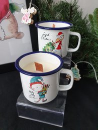 BOUGIE DE NOËL FILLE DANS UNE TASSE