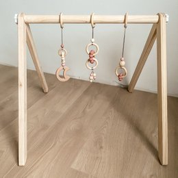 Babygym toys / Moon - blush