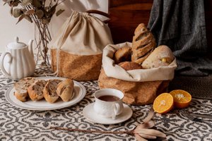 Kurk broodzak - fruitmand L