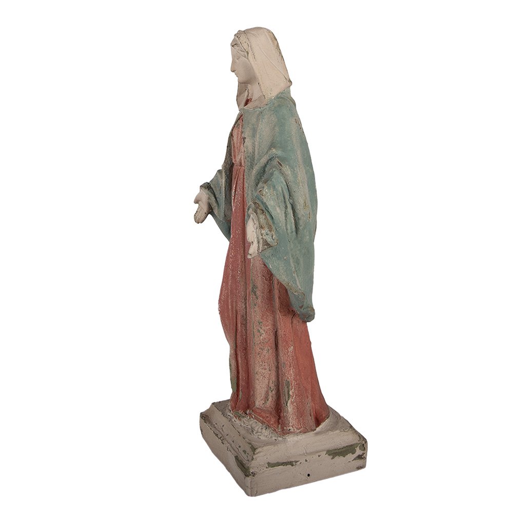 Decoratie Beeld Maria 20x14x44 cm Beige Keramisch materiaal