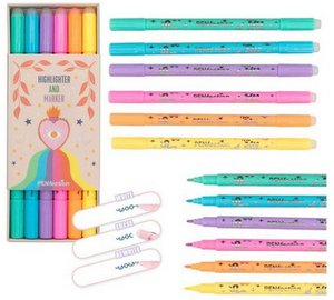 Depesche PENfection Markeerstift + Marker Set van 6 6,5 x 17 cm in display (18)