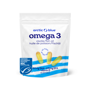 Fish oil with DHA and EPA with vitamin D3 (large capsule)