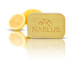 Jabón Nablus Jabón de aceite de oliva orgánico limón, 100g