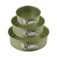 Set of 3 springform springform pans 20 cm, 24 cm and 26 cm Zenker Green Vision