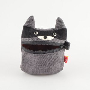 Münzbeutel, mini Geldbörse - Waschbär