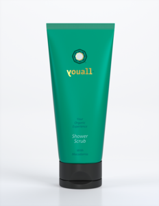 Shower Scrub with Organic Macadamia