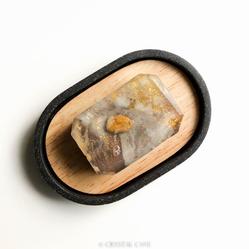 Edelsteinseife - Warmer Sand - Gelber Jaspis