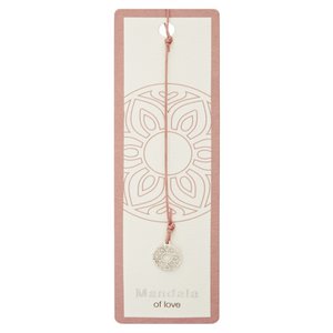 Bookmark with symbol-stainless st.-mandala of love