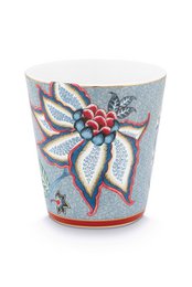 Giftset Mugs without Ear Oriental Flower Festival Blue 230ml