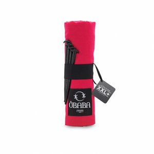 BEACH TOWEL - XXL+ MIAMI - RASPBERRY