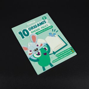 10 Origami-Lesezeichen Nutztiere