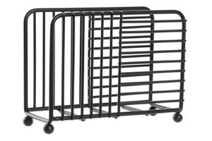 SERVILLETERO METALL 15,5X6,5X11,5 NEGRO PC194400