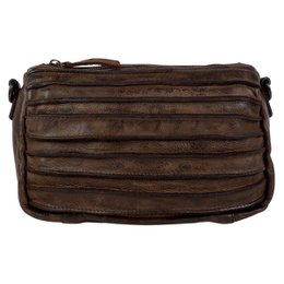 Borsa A Spalla Da Donna Realizzata In Pelle Lavata In 4 Colori