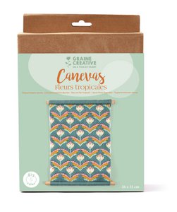 TROPISCHE BLOEMEN CANVAS KIT