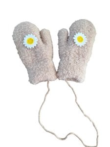 Wantjes - Bloem - Beige