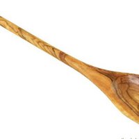 Cooking spoon with corner (30 cm) made of olive wood
