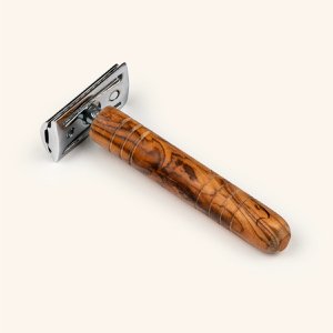 Olivewood Double Edge Safety Razor - Handmade