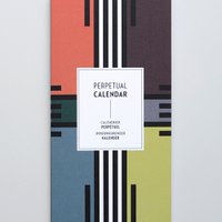 Immerwährender Kalender Black Lines