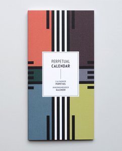 Perpetual Calendar Black Lines