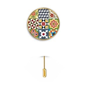 Modernista Tiles Needle Brooch
