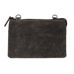 Skuldertaske I 3 farver Buffalo Læder - Festivaltaske - Lædertaske Lille - Crossbody taske til kvinder Læder - Str. L