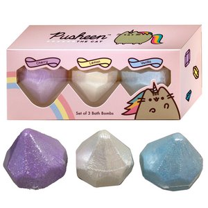 Set of 3 Pusheen the Cat Bath Bombs Fruity Scents