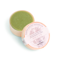 Solid dish soap with wooden box 100g