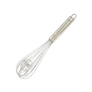 Kitchen and pastry whisk in stainless steel with ball 26.5 cm Fackelmann Ovale Limited Edition