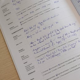 Blogger-Briefpapier-Notizbuch