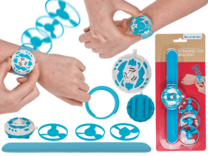 Blue Spinning Top-Bracelet, ca. 21,5 cm,