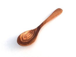 Łyżka Drewniana łyżka 20 cm wykonana z drewna oliwnego
