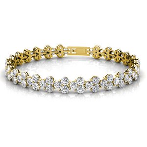 Princess Bracelet - Gold and Crystal