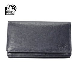 Cartera Mujer Piel Vaqueta - RFID Antideslizante - Cartera Mujer Ideal