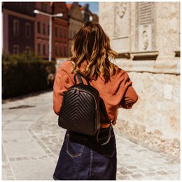 Mochila de ciudad mochila de piel ''CRETE''
