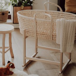 Moset kurvstativ -RockingBaby Stand naturlig