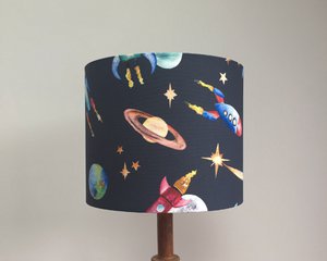 Rockets Space Explorer Children's Lampshade