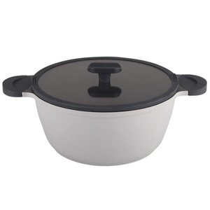 HAPPY Topf 28 cm hellgrau