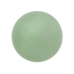 Green aventurine gemstone pendant with a round, smooth shape.