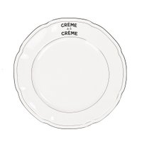 Plate - Creme de la Creme - Newbone China - 26x26x1,5cm